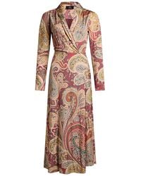 Etro - Maxi Dress Viscose, Elastane - Lyst