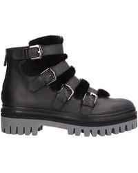 Alberto Guardiani - Ankle Boots Leather, Shearling - Lyst