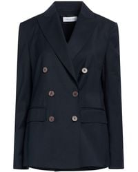 Caractere - Midnight Blazer Polyester, Wool, Viscose, Elastane - Lyst
