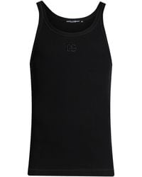 Dolce & Gabbana - Tank Top Cotton - Lyst