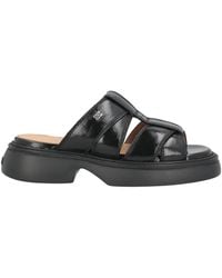 Ganni - Sandals Leather - Lyst