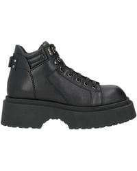Emporio Armani - Ankle Boots Cow Leather - Lyst
