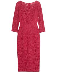 Goat Knielanges Kleid - Rot