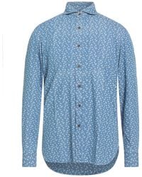 Luigi Borrelli Napoli - Denim Shirt - Lyst