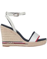 tommy hilfiger iconic espadrille wedge sandals