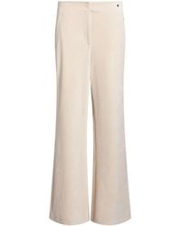 Marc Cain - Ivory Pants Cotton, Polyester, Elastane - Lyst