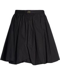 Twinset - Mini Skirt Cotton, Elastane - Lyst