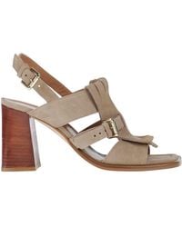 Guglielmo Rotta - Taupe Sandals Leather - Lyst