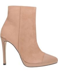 Miss Unique - Blush Ankle Boots Leather - Lyst
