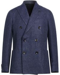 Lardini - Blazer Linen, Wool - Lyst