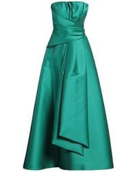 Alberta Ferretti - Maxi Dress Polyester, Silk - Lyst