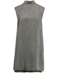 Alysi - Crème Mini Dress Viscose - Lyst