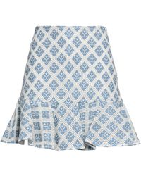 Sandro - Mafalda Embroidered Cotton Mini Skirt - Lyst