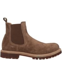Officine Creative - Taupe Ankle Boots Leather - Lyst