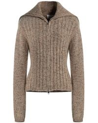 Ganni - Light Cardigan Alpaca Wool, Organic Cotton, Recycled Polyamide, Polyamide, Elastane - Lyst