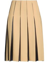 Marni - Camel Midi Skirt Polyester, Virgin Wool, Elastane - Lyst