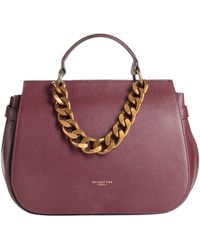 My Best Bags - Burgundy Handbag Leather - Lyst
