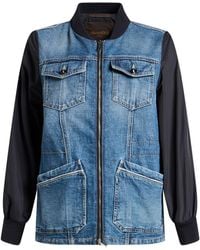 Moorer - Denim Outerwear Polyester, Viscose - Lyst