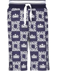 Dolce & Gabbana - Cotton Jogging Bermuda - Lyst