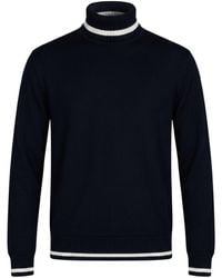 Paul & Shark - Midnight Turtleneck Virgin Wool - Lyst