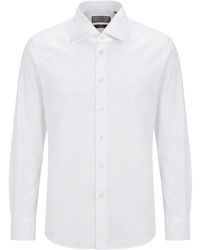 Canali - Shirt Cotton - Lyst