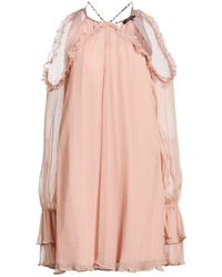 Amen - Mini Dress Silk - Lyst