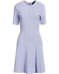 Givenchy - Lilac Mini Dress Viscose, Polyamide, Polyester - Lyst