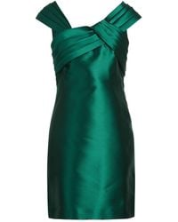 Alberta Ferretti - Mini Dress Polyester, Silk - Lyst