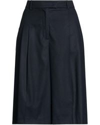 SEVENTY VENEZIA - Midnight Shorts & Bermuda Shorts Polyester, Viscose, Wool, Elastane - Lyst