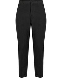 40weft - Charcoal Pants Cotton, Elastane - Lyst
