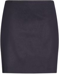 Peserico - Midnight Mini Skirt Virgin Wool, Polyamide - Lyst