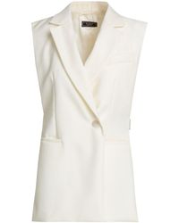 Peserico - Cream Blazer Virgin Wool - Lyst