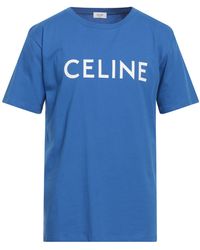 Celine - Azure T-Shirt Cotton - Lyst