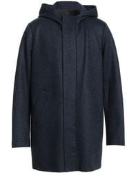 Harris Wharf London - Midnight Coat Virgin Wool, Polyamide - Lyst