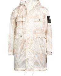 Stone Island - Overcoat & Trench Coat Polyamide - Lyst