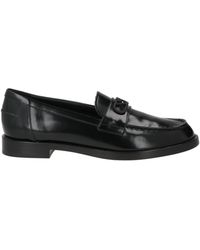 Emporio Armani - Loafers Leather - Lyst