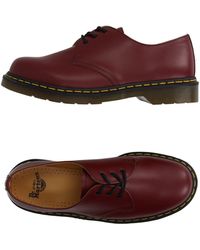 Dr. Martens Lace-up Shoes - Red