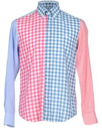 CamiciaHarmont & Blaine in Cotone da Uomo colore Blu Uomo Abbigliamento da Camicie da Camicie casual e con bottoni 