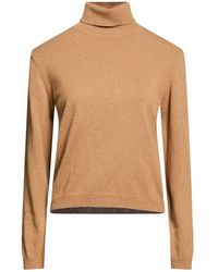 Another Label - Camel Turtleneck Wool, Viscose, Polyamide, Cashmere - Lyst