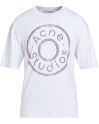 Acne Studios - T-Shirt Cotton, Polyester - Lyst