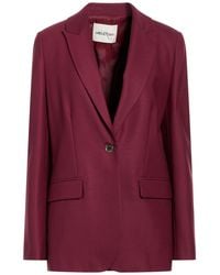 Ottod'Ame - Burgundy Blazer Polyester, Virgin Wool, Elastane - Lyst