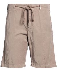 Myths - Taupe Shorts & Bermuda Shorts Lyocell, Linen, Cotton - Lyst