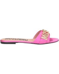 Moschino - Sandals Textile Fibers - Lyst