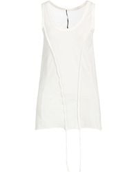 Masnada - Tank Top Cotton, Silk - Lyst