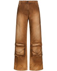MSGM - Camel Jeans Cotton - Lyst
