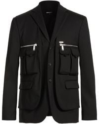 DSquared² - Blazer Virgin Wool, Elastane - Lyst