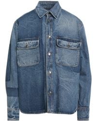 MSGM - Denim Outerwear Cotton - Lyst