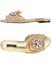 Dolce & Gabbana - Sandals - Lyst