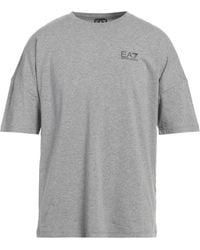 EA7 - T-Shirt Cotton, Elastane - Lyst