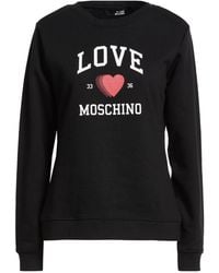 Love Moschino - Sweatshirt Cotton, Polyester - Lyst
